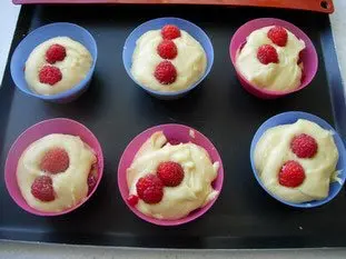 Raspberry muffins : etape 25